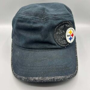 Pittsburgh Steelers Cadet Hat Women S-M Embroidered Reebok Snap Back Cap Cotton